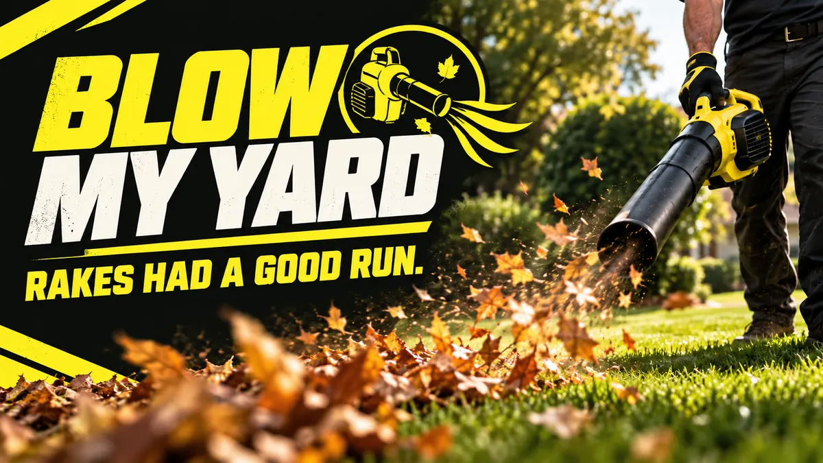 Blow My Yard website screenshot